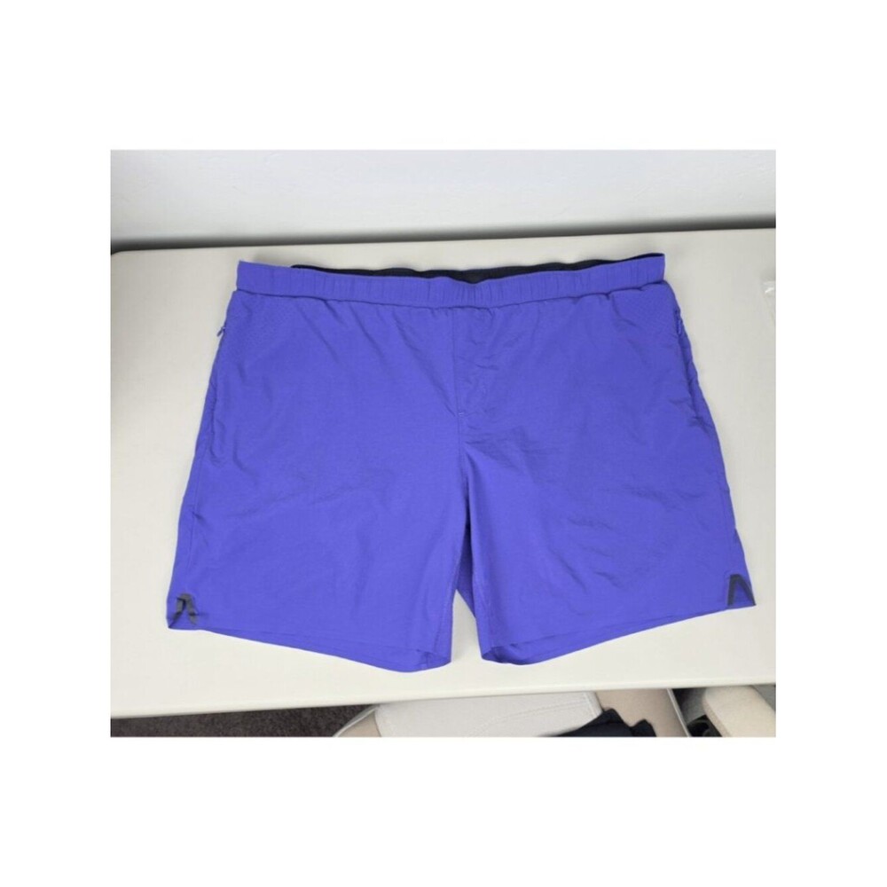 Rhone 7" Swift Training Shorts Lined Athletic Stretch Indigo Purple Blue XXL